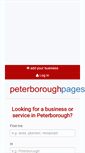 Mobile Screenshot of peterboroughpages.co.uk